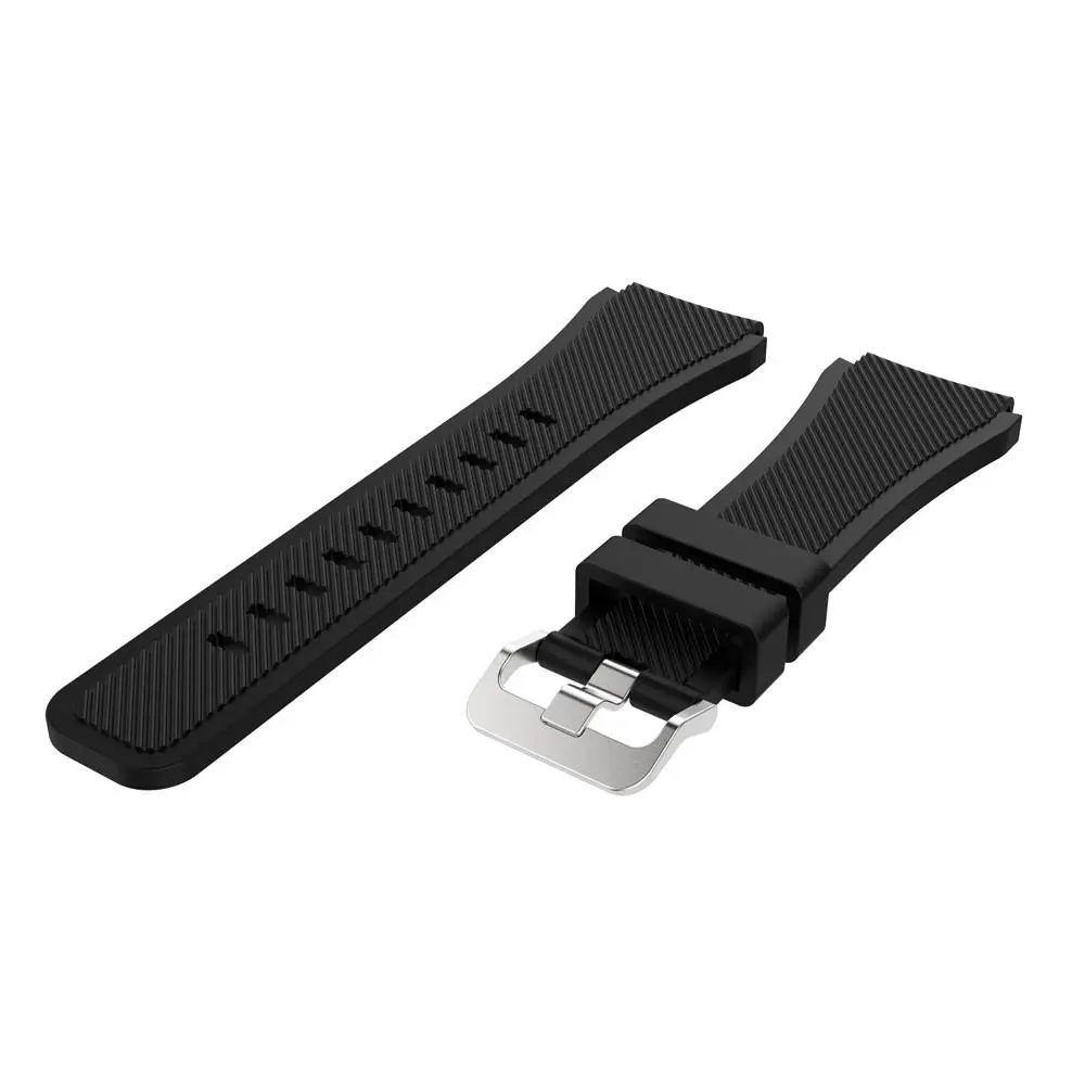 Silikonarmband Samsung Gear S3 Frontier Svart