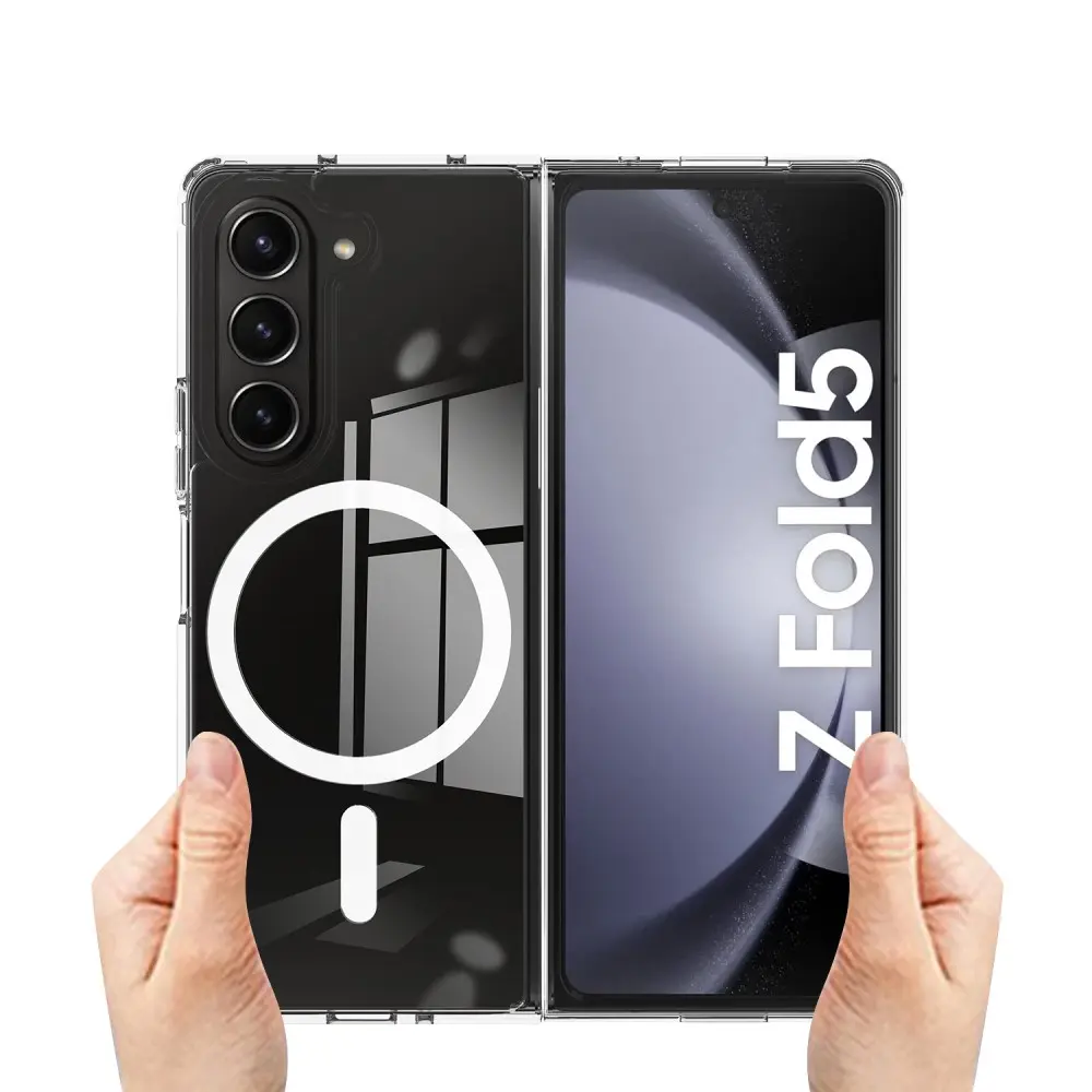 Hybridskal MagSafe Samsung Galaxy Z Fold 5 Genomskinlig