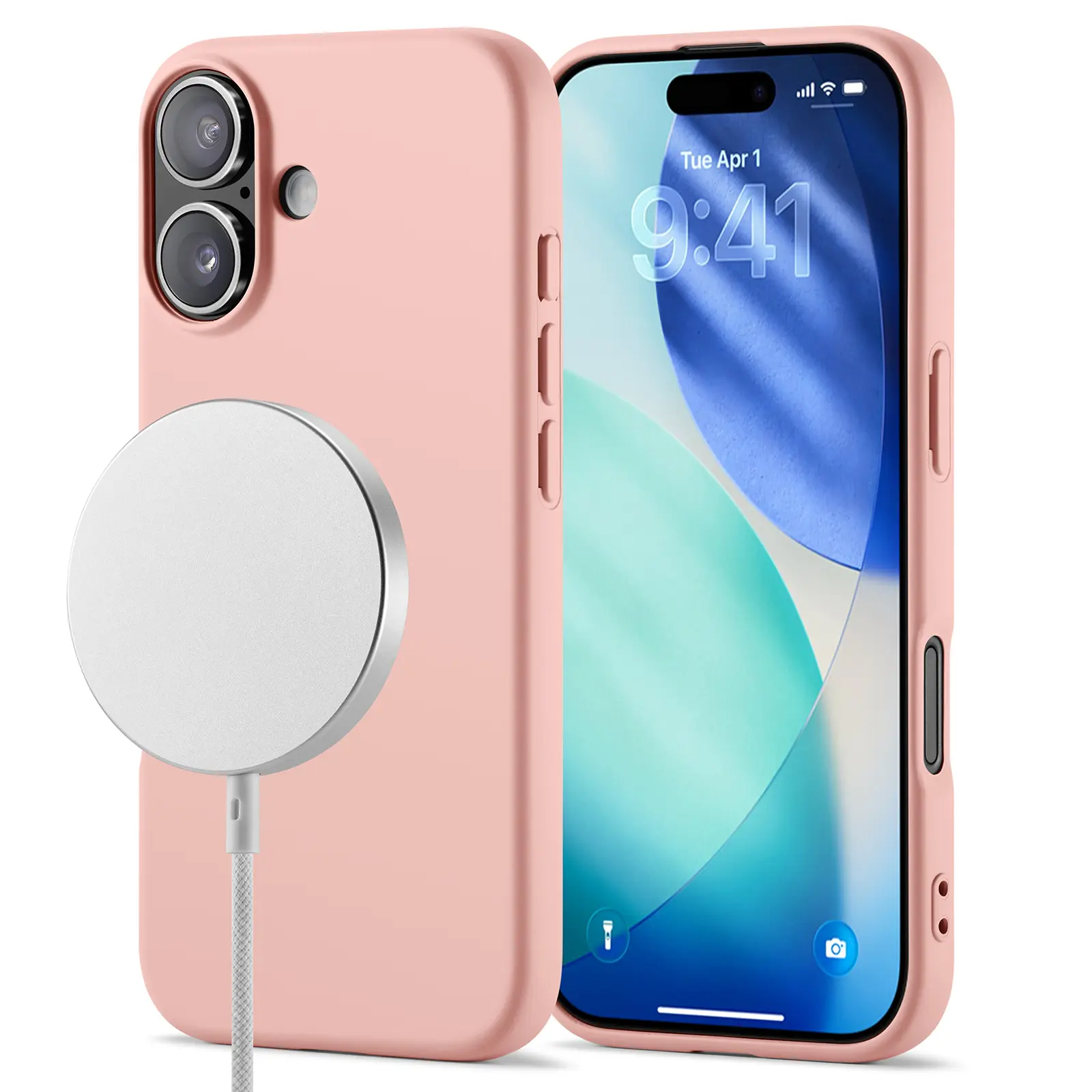 TPU Skal MagSafe iPhone 17 Rosa