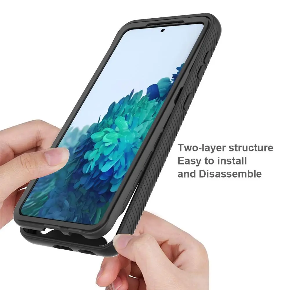 Full Cover Skal Samsung Galaxy S21 Plus Svart