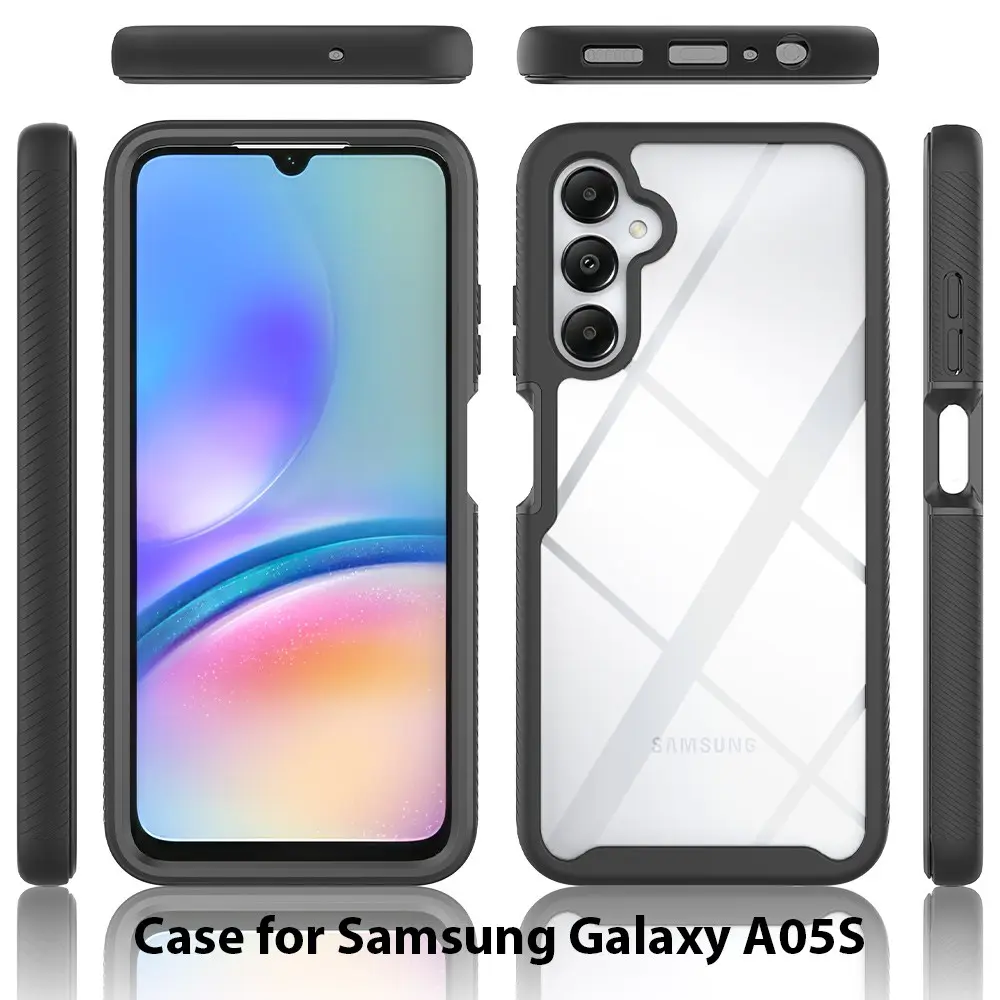 Full Protection Case Samsung Galaxy A05s Svart