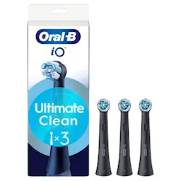 iO Series 2 Ultimate Clean børstehoder 3-pakning, Svart