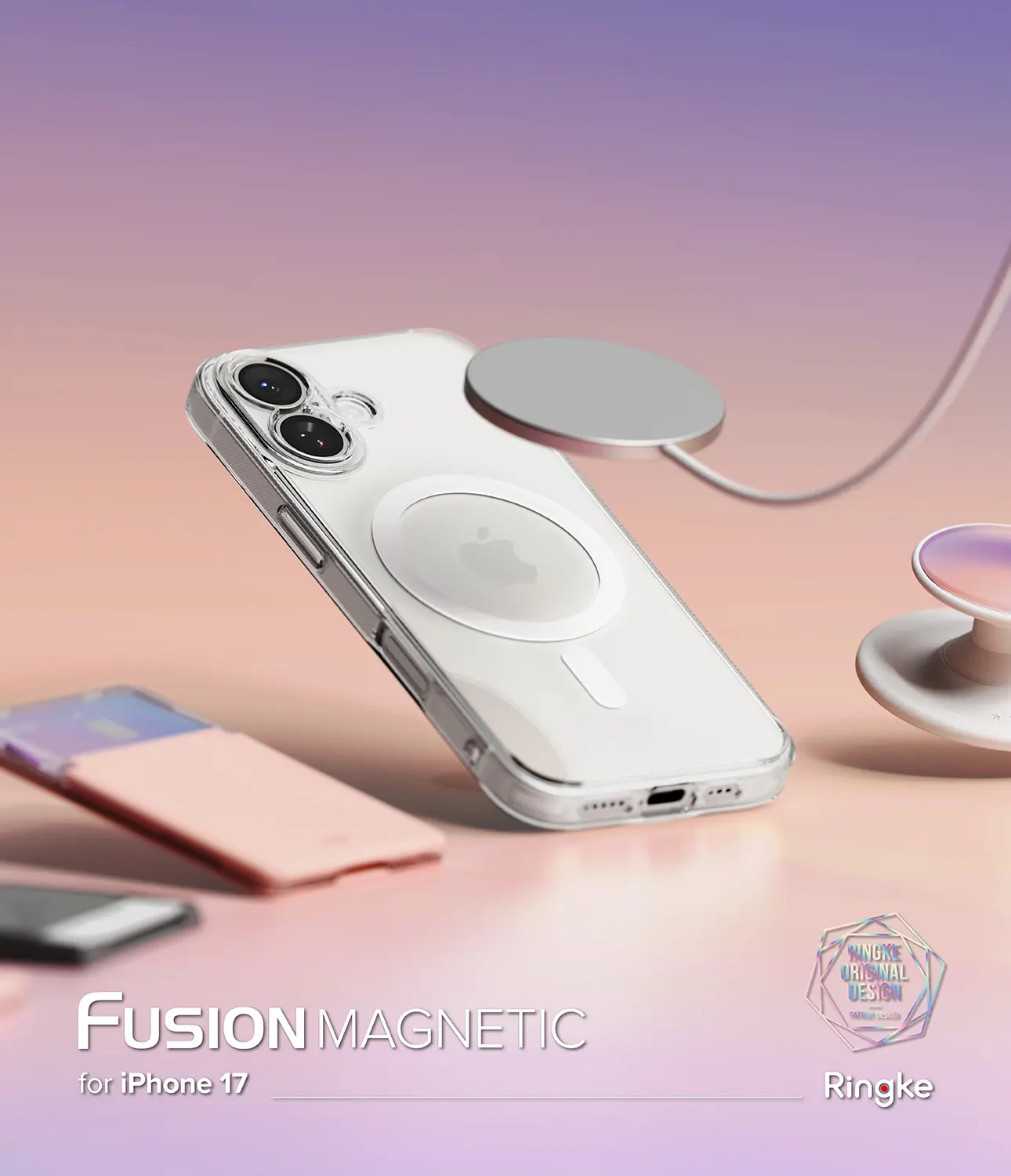 Fusion Magnetic Case iPhone 17 Genomskinlig