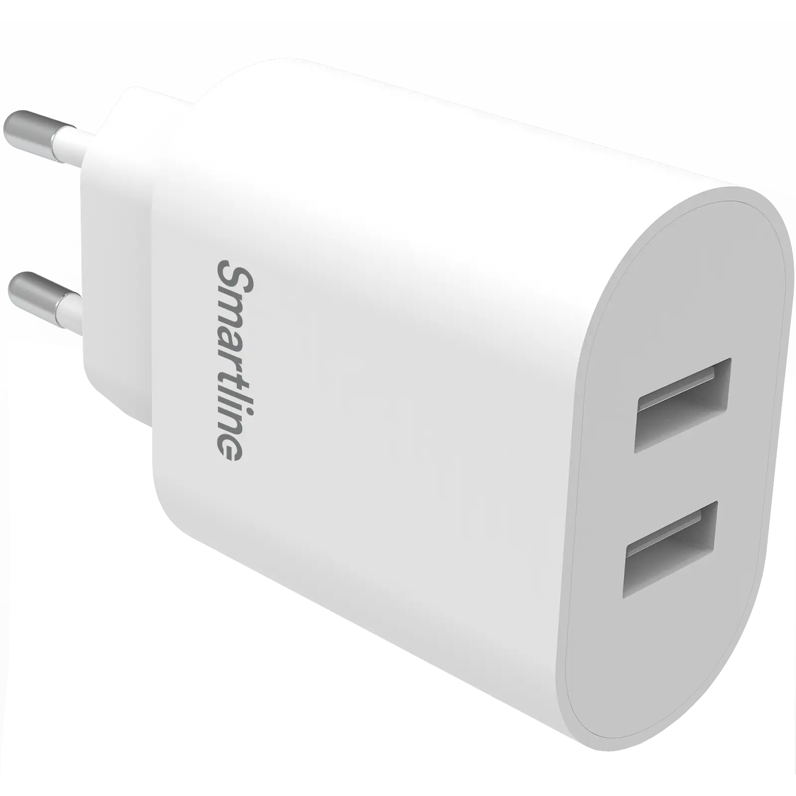 Dual USB Wall Charger hvid