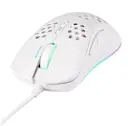 RGB gamingmus 6.400dpi WM75, Hvid