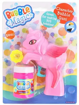Magisk unicorn bubbelblåsare