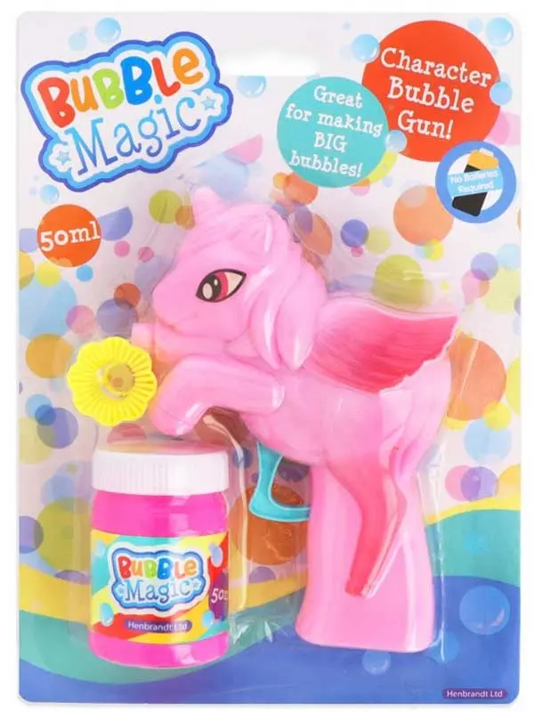 Magisk unicorn bubbelblåsare