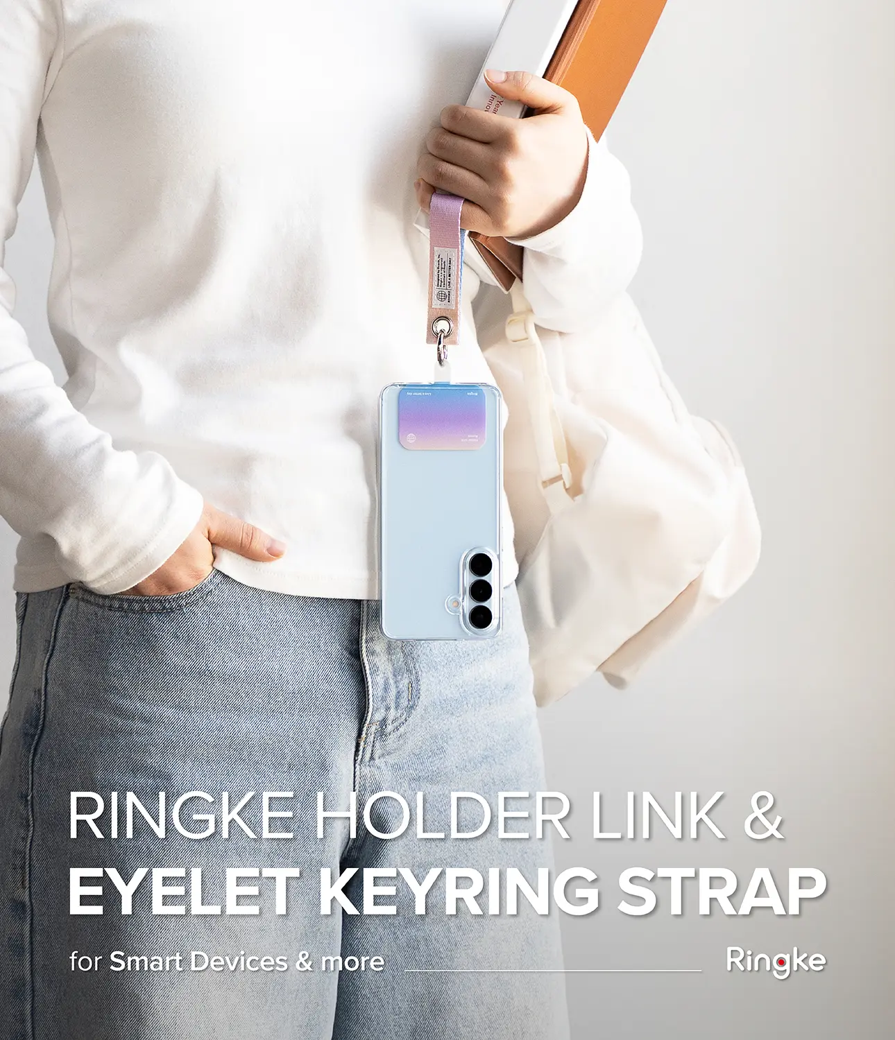 Holder Link & Eyelet Keyring Strap Aurora