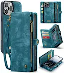 Multi-slot Mobiltaske iPhone 16 Pro Blå