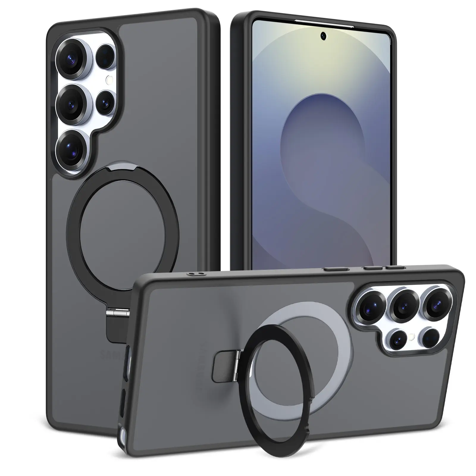 Hybridcover Magnetic Ring Samsung Galaxy S25 Ultra Sort