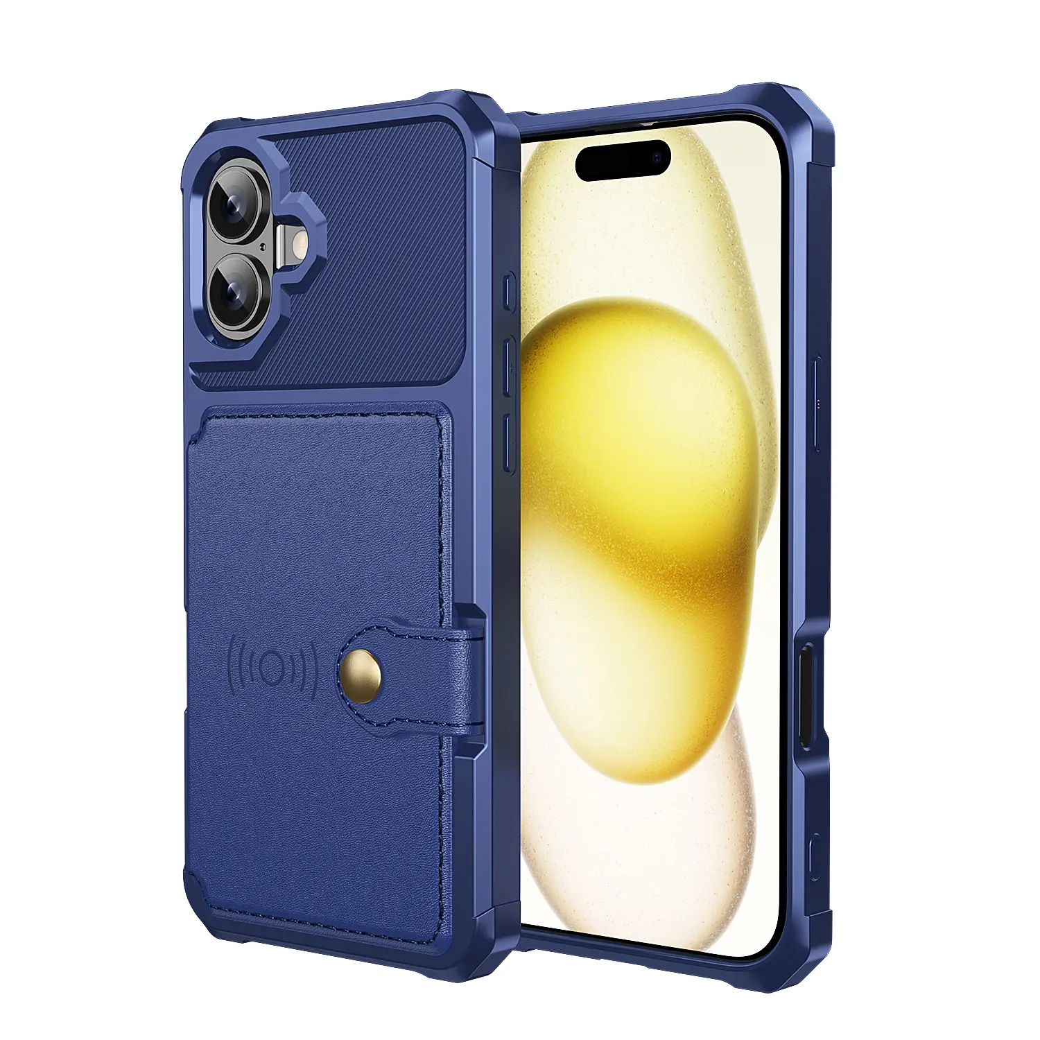 Tough Multi-slot Case iPhone 17 Blå