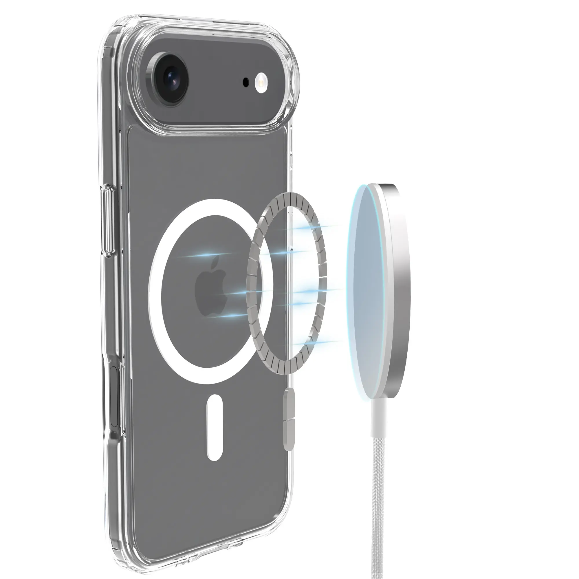 Hybridskal MagSafe iPhone Air Genomskinlig