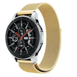 Samsung Galaxy Watch 46mm Milanese-rem med magnetlås, Guld
