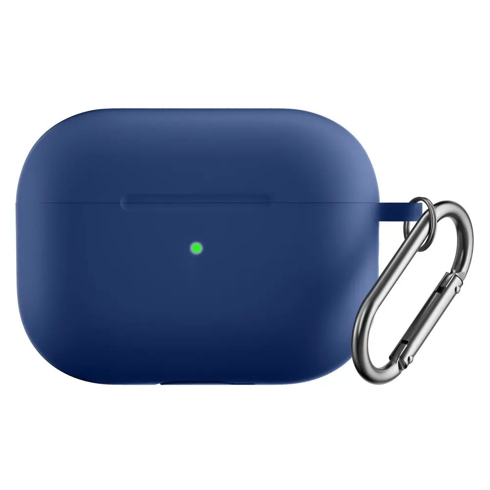 Silikonskal med karbinhake Apple AirPods Pro 2 Blå