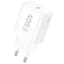 Vægoplader USB-C PD 20W, Hvid