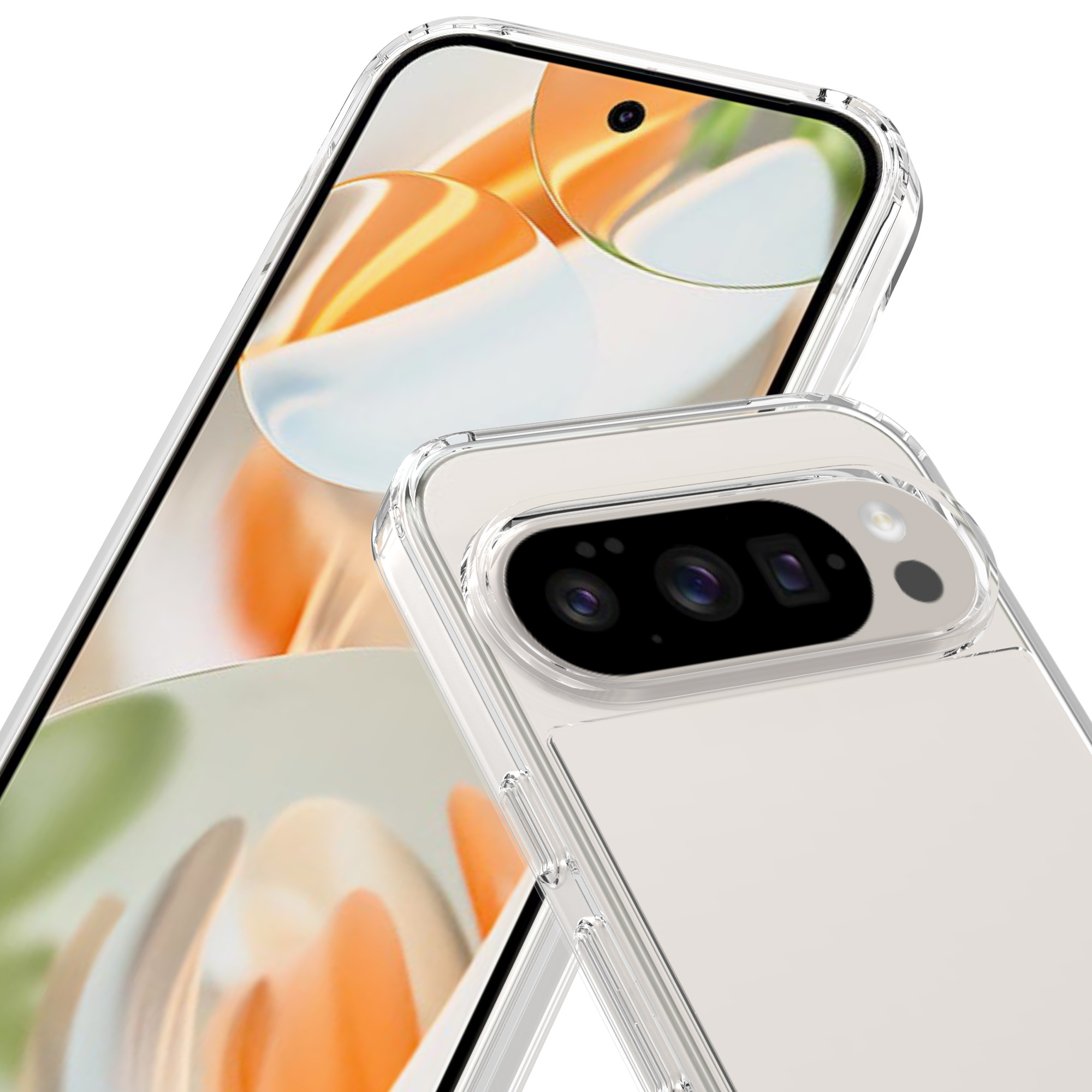 Hybridskal Google Pixel 11 Genomskinlig