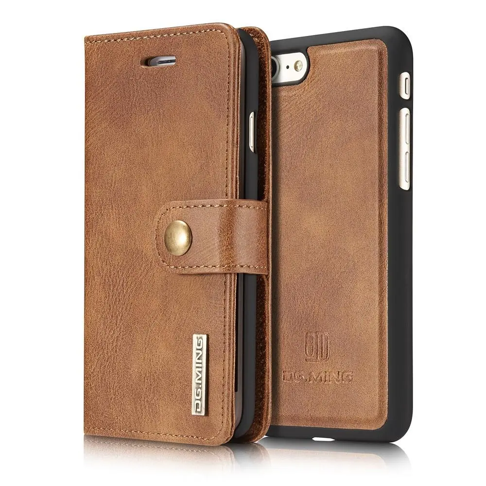 Magnet Wallet iPhone SE 2022 Cognac