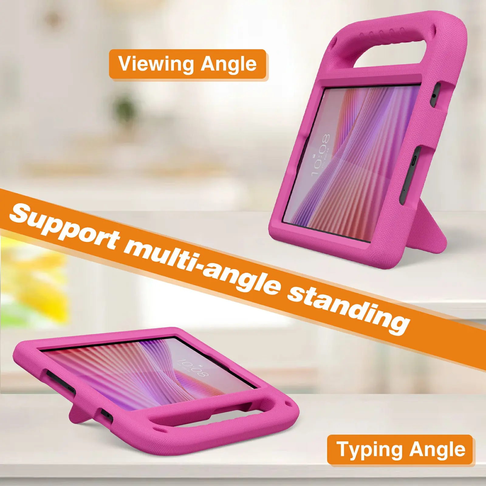 Skal EVA med Handtag  Lenovo Tab One Rosa