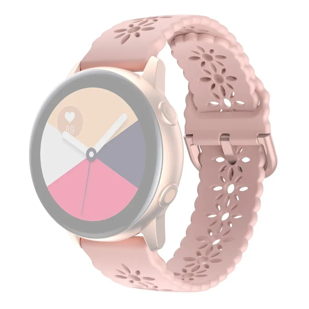 Blossom silikonarmband Samsung Galaxy Watch 6 Classic 43mm rosa