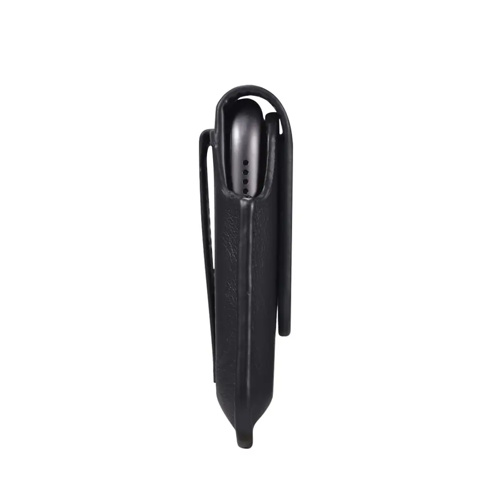 Bältesväska Läder iPhone XR svart