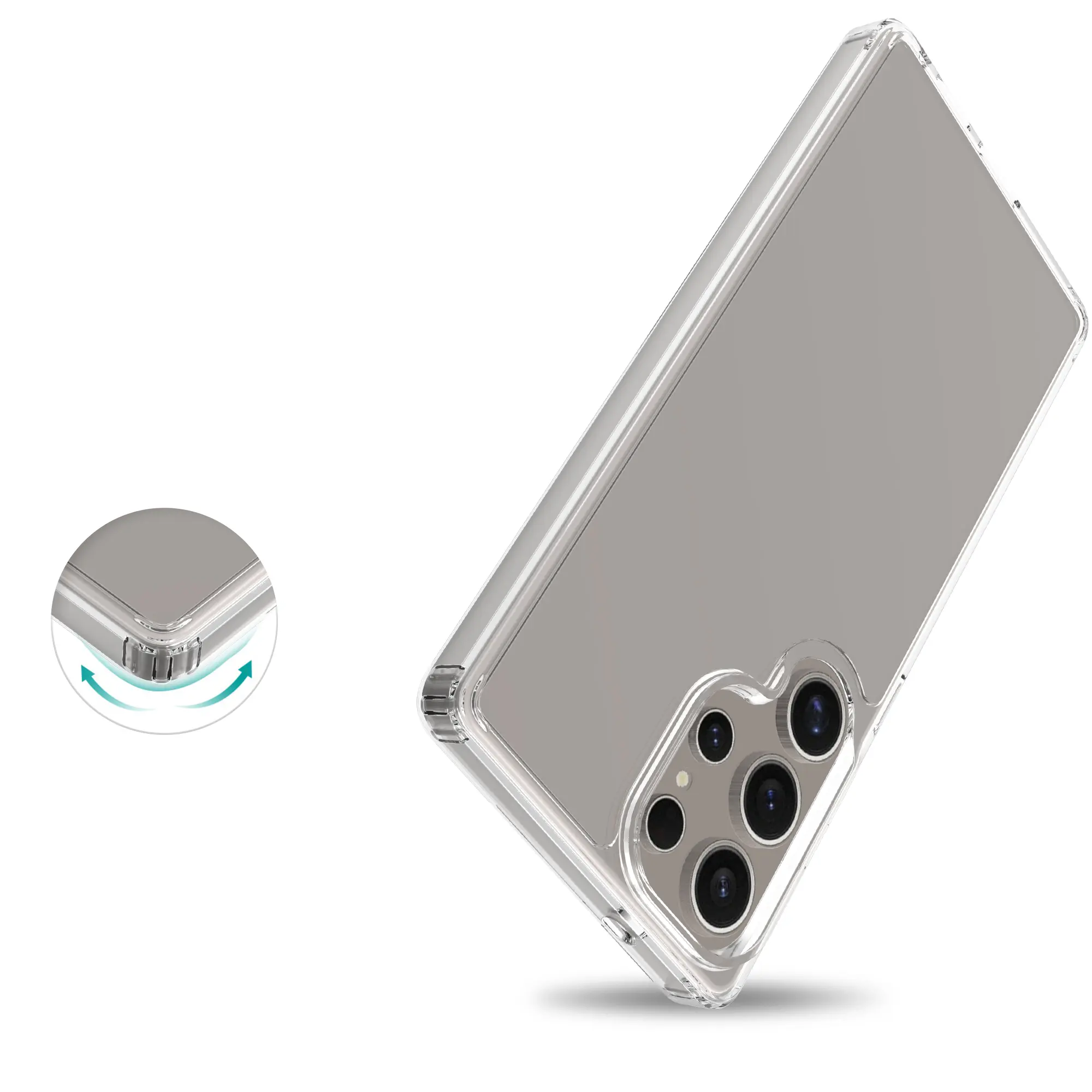 Hybridskal Samsung Galaxy S25 Ultra Genomskinlig