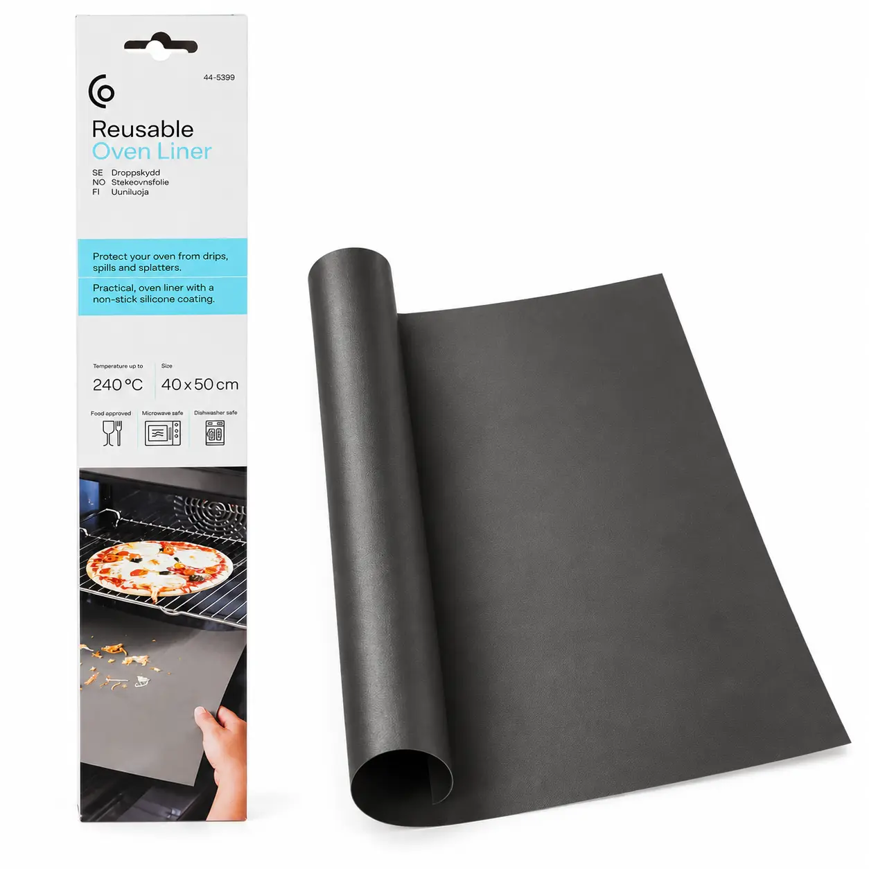 Non-stick droppskydd för ugn 40 x 50cm