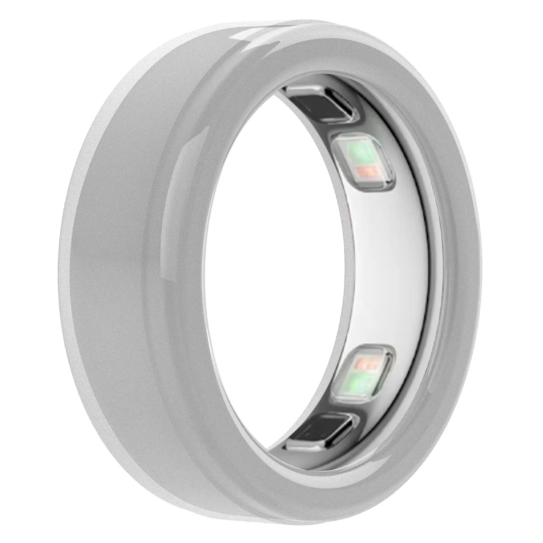  Oura Ring Gen 5 silikondeksel for størrelse 6-9, Gjennomsiktig