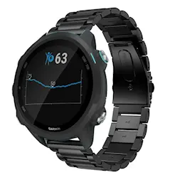 Garmin Forerunner 245 Metal Reim Svart