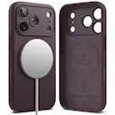 iPhone 18 Pro MagSafe silikonecover, Dark Cherry