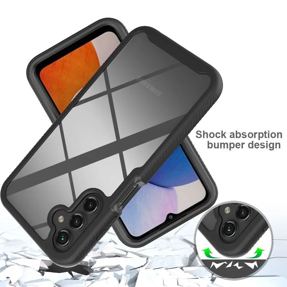 Full Cover Skal Samsung Galaxy A15 Svart
