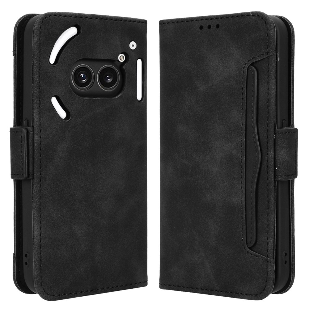 Multi Lommebokdeksel Nothing Phone 2a svart - Mobildeksel - Kortlomme og seddellomme