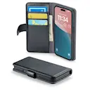 Ægte Læderetui iPhone 16 Sort