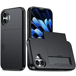 Deksel Kortholder iPhone 17 Svart