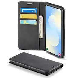 Samsung Galaxy S26 Plus Slankt etui med kortholder, Sort