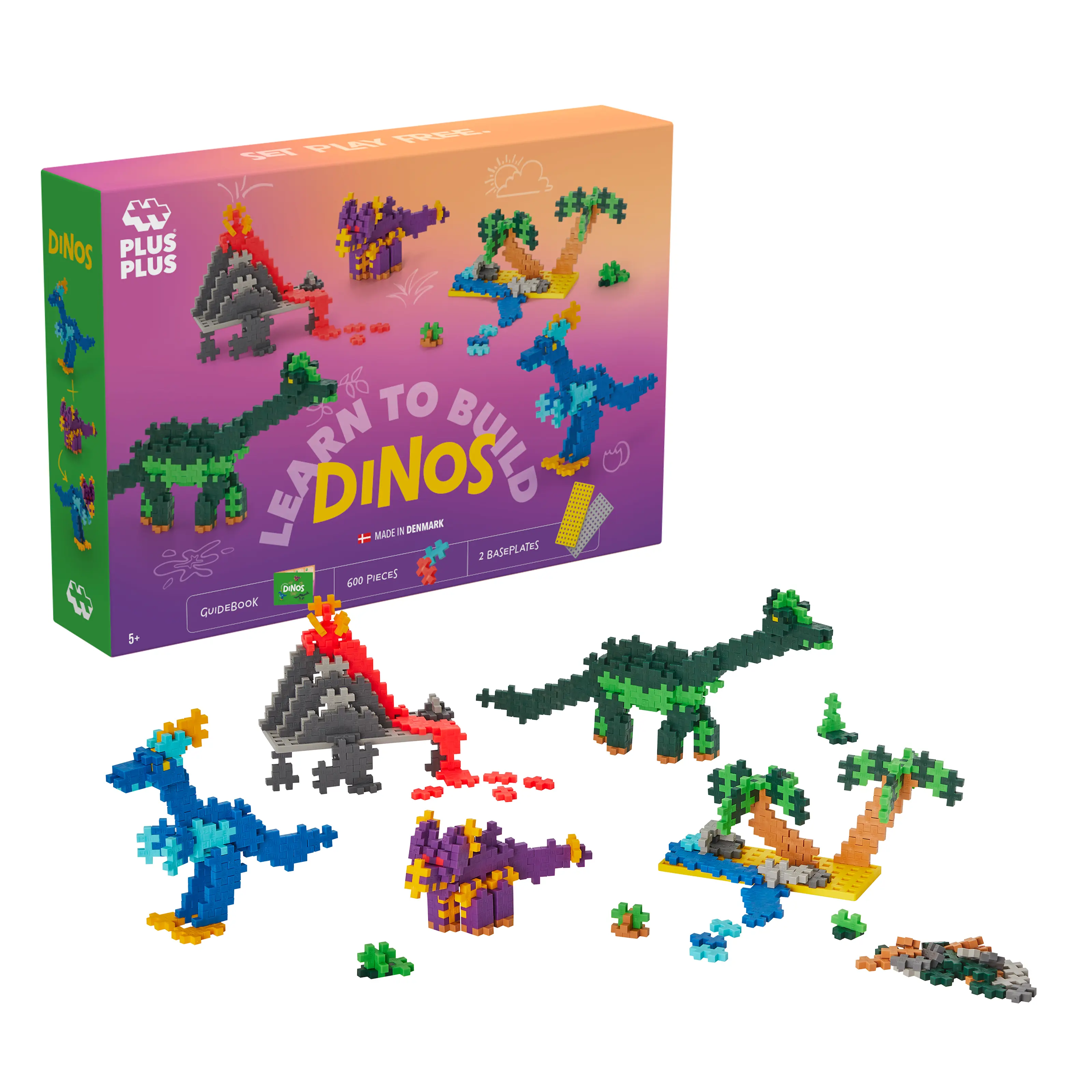 Learn to Build Rakennuspalikat 600 osaa - Dinosaurukset
