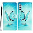 Mobiltaske Samsung Galaxy A26 blå sommerfugle