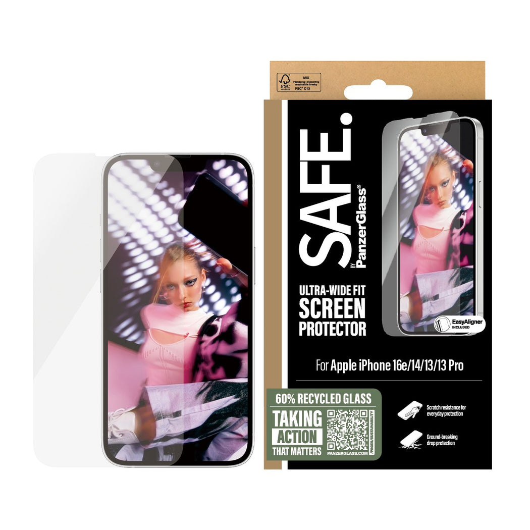 SAFE. by PanzerGlass iPhone 13 Pro Screen Protector Ultra Wide Fit (with EasyAligner)
