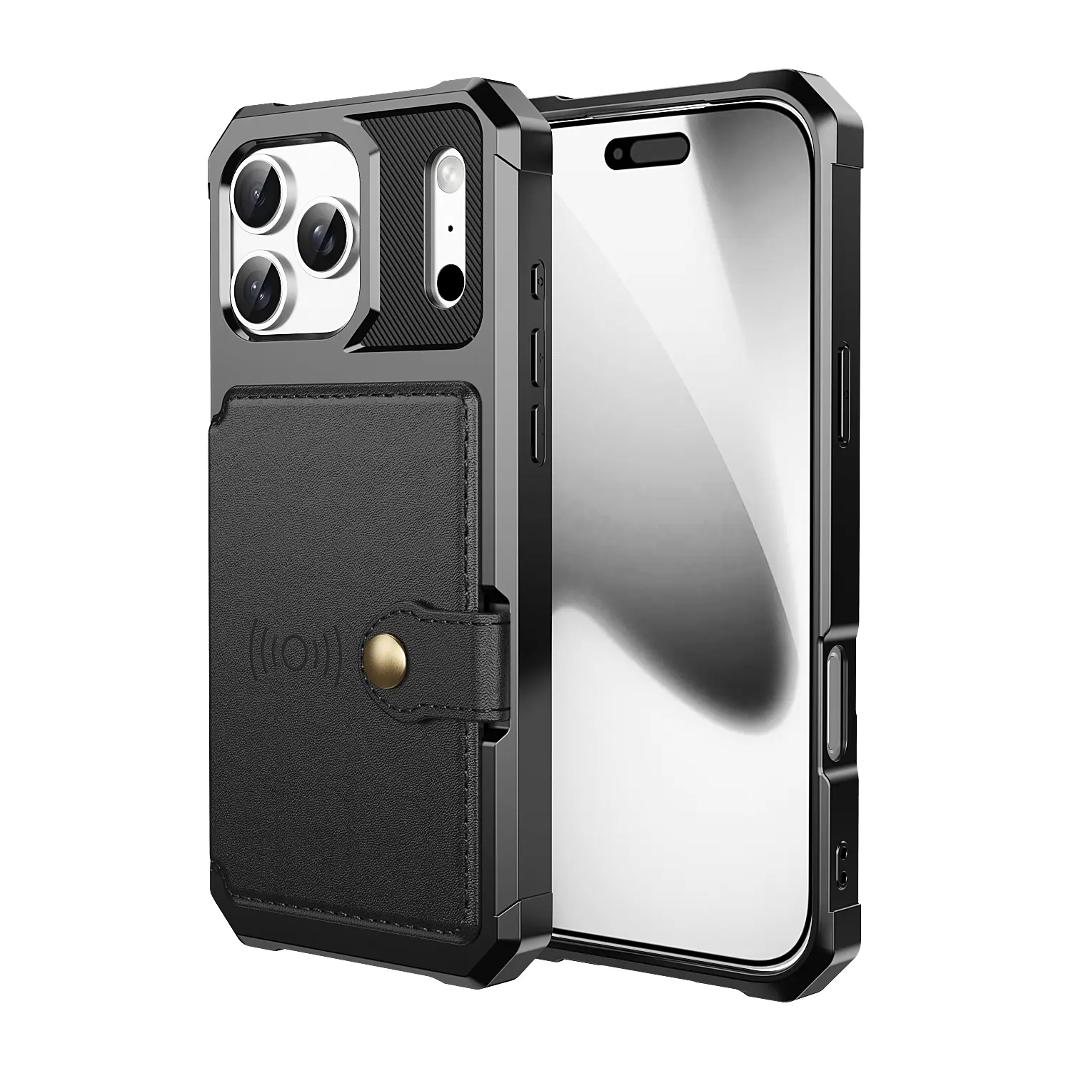 Tough Multi-slot Case iPhone 18 Pro Max Svart