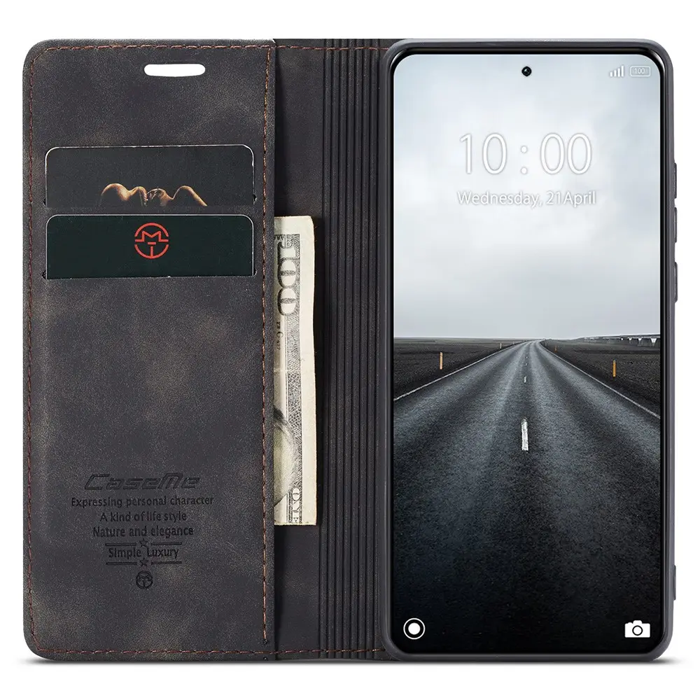 Slim Plånboksfodral Xiaomi 14 Pro Svart