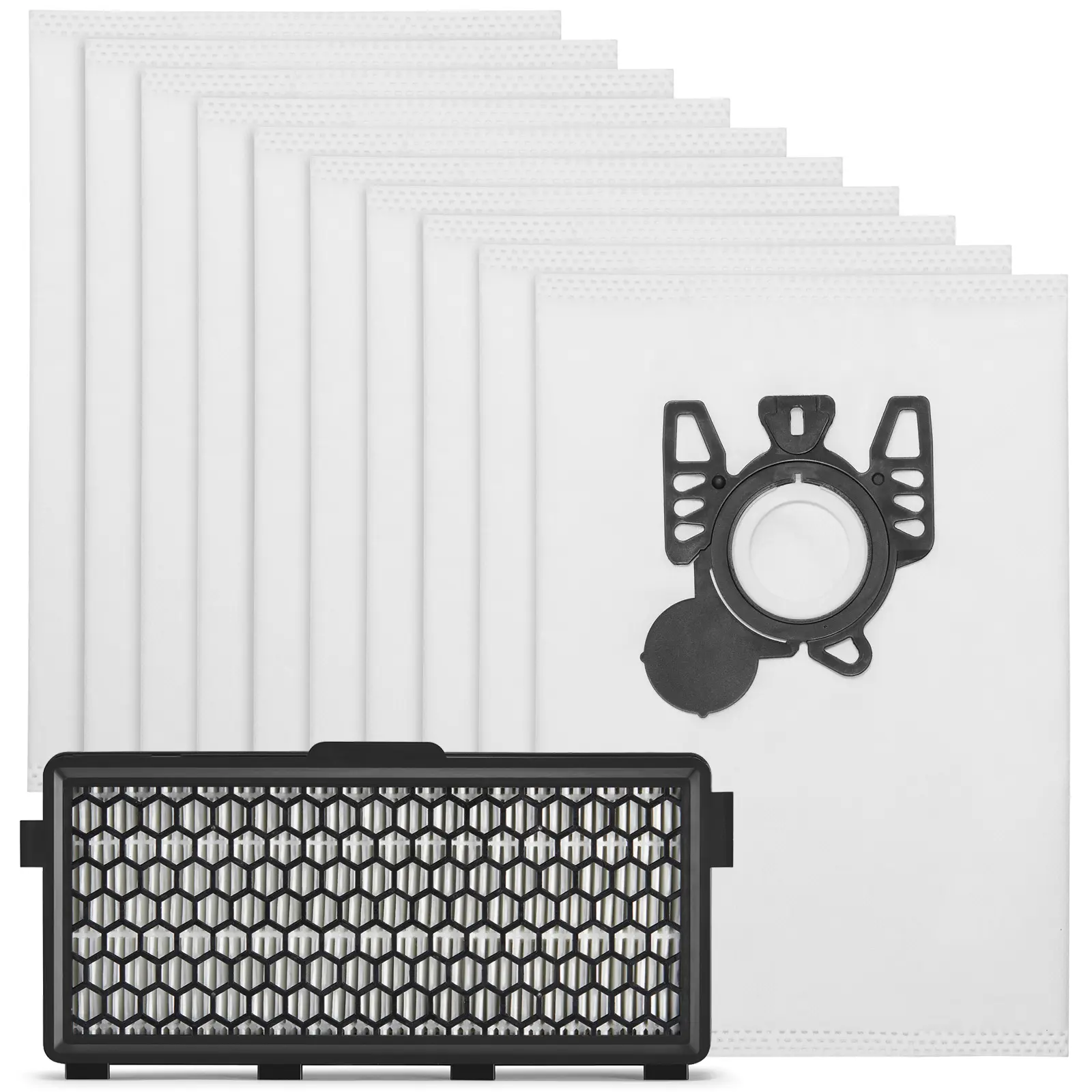 Rengøringspakke: Støvsugerposer 10 stk + HEPA-filter - passer til  Miele S5000-S5999