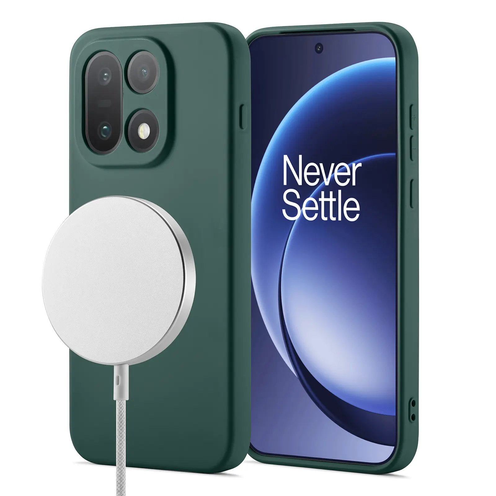 TPU Cover MagSafe  OnePlus 15 Mørkegrøn