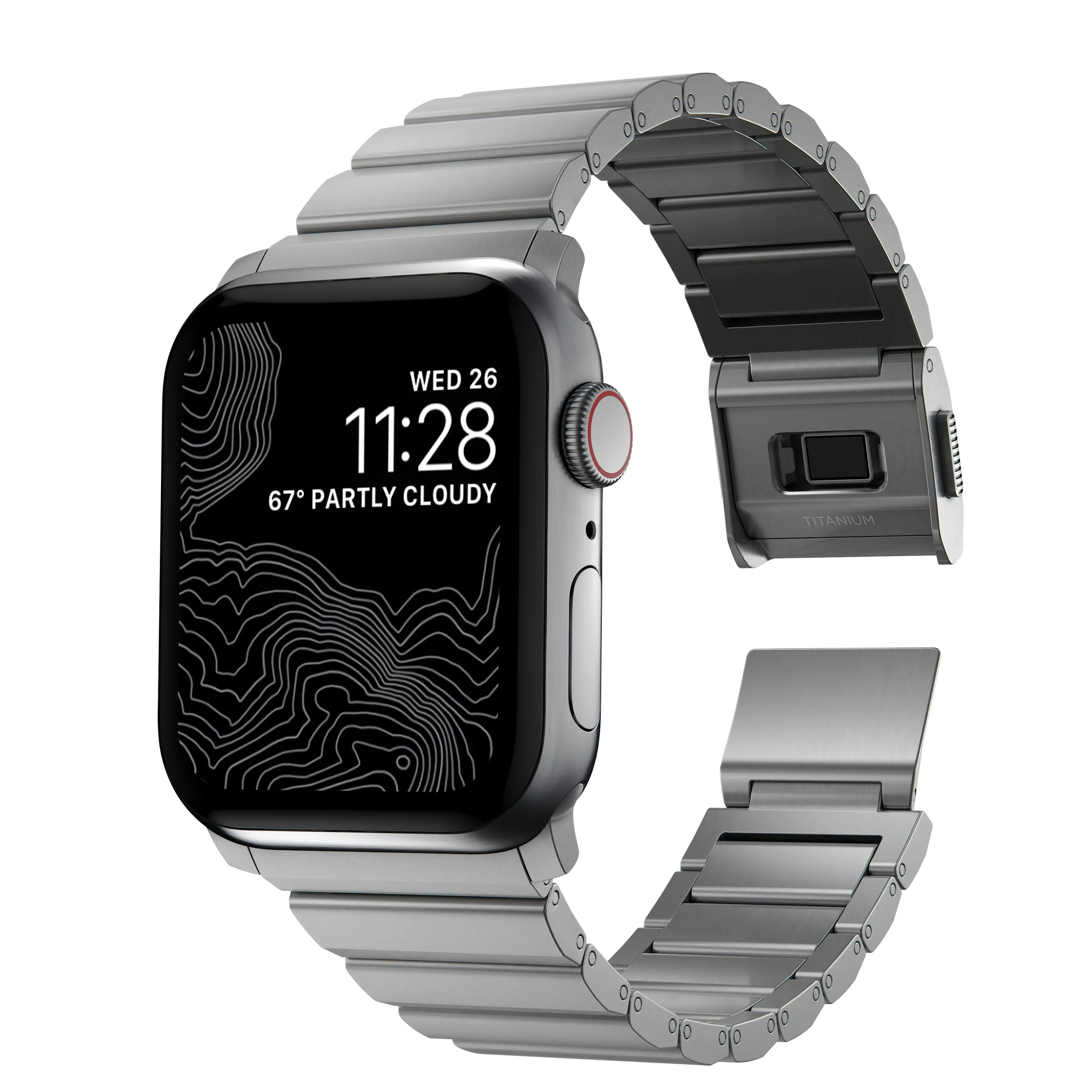 Titanium Band Apple Watch Series 11 42mm Silver