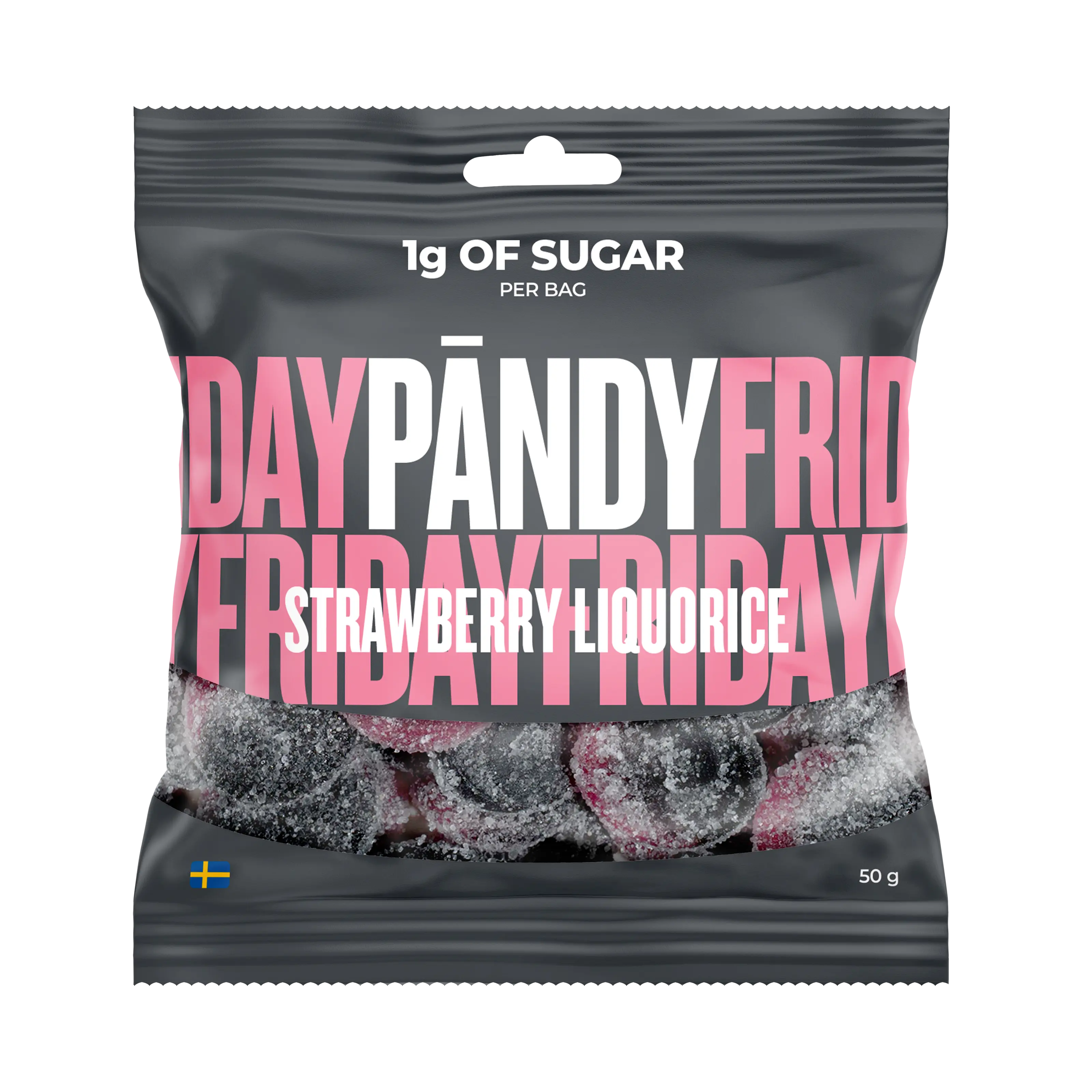 Candy Strawberry/Liquorice 50 g