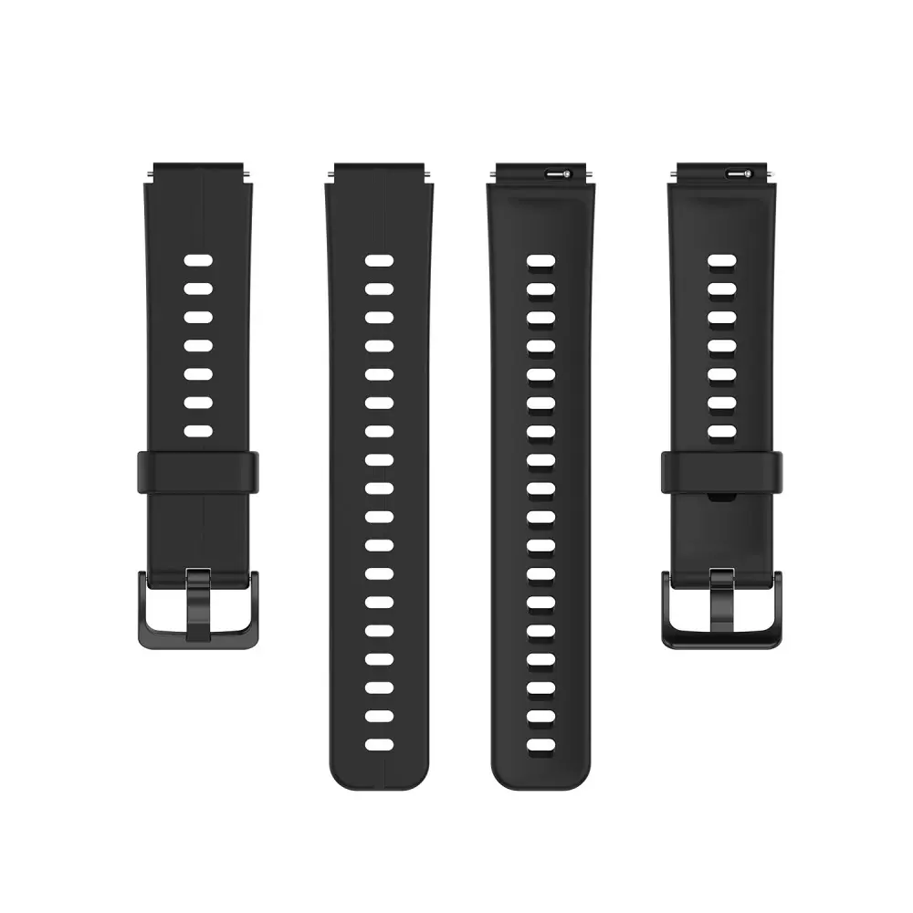 Silikonarmband Universal 16mm svart