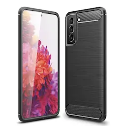 Samsung Galaxy S22 Kuori TPU Brushed Musta
