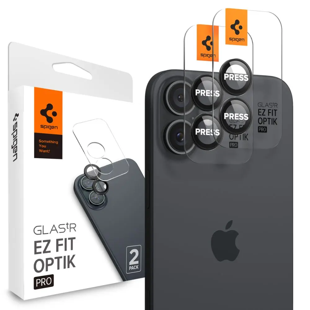 iPhone 16 Plus EZ Fit Optik Lens Protector (2-pack) Black