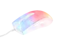 Semi-transparent RGB gamingmus 6.200dpi DM310, Hvit