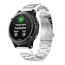 Garmin Approach S62 Stilrent linkarmbånd i metal, Sølv