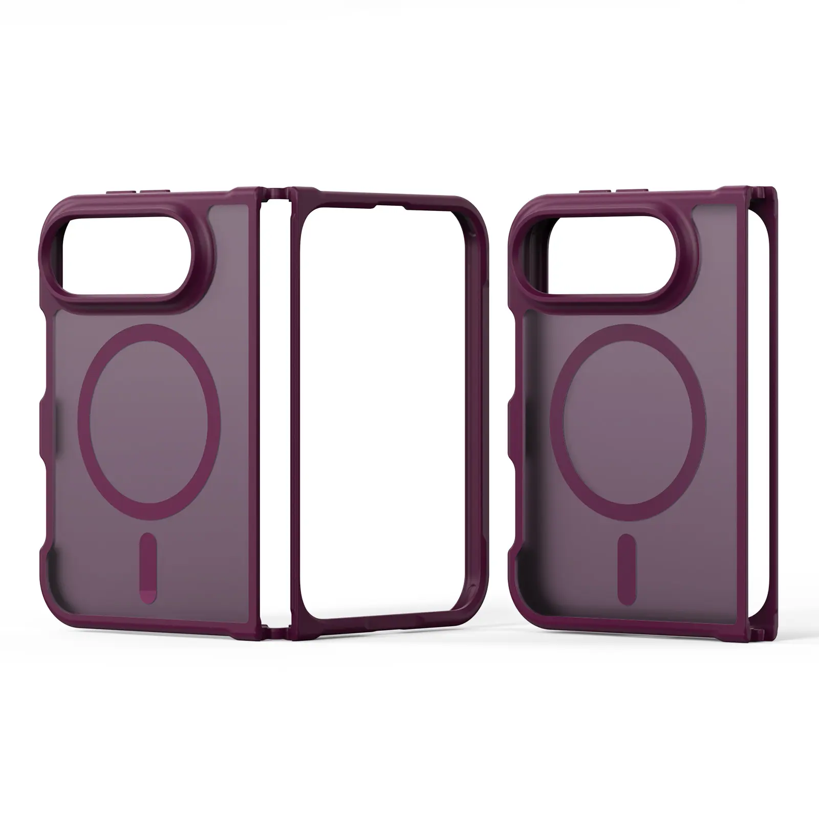 Yind Magnetiskt Skal iPhone Ultra Dark Cherry