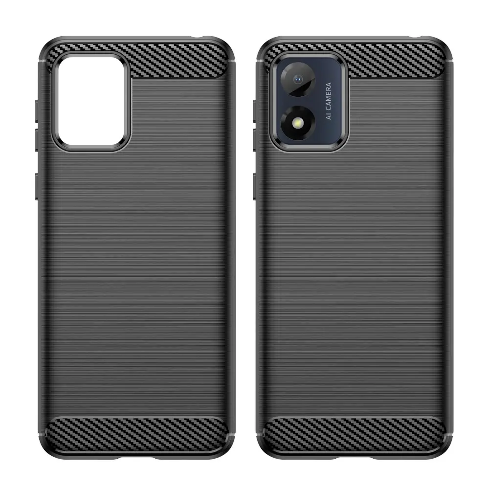 Motorola Moto E13 Skal TPU Brushed Svart